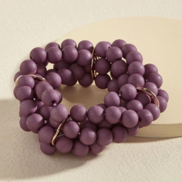 Modcloth Jewelry - Modcloth Grape Bracelet- Burst Your Bauble -New